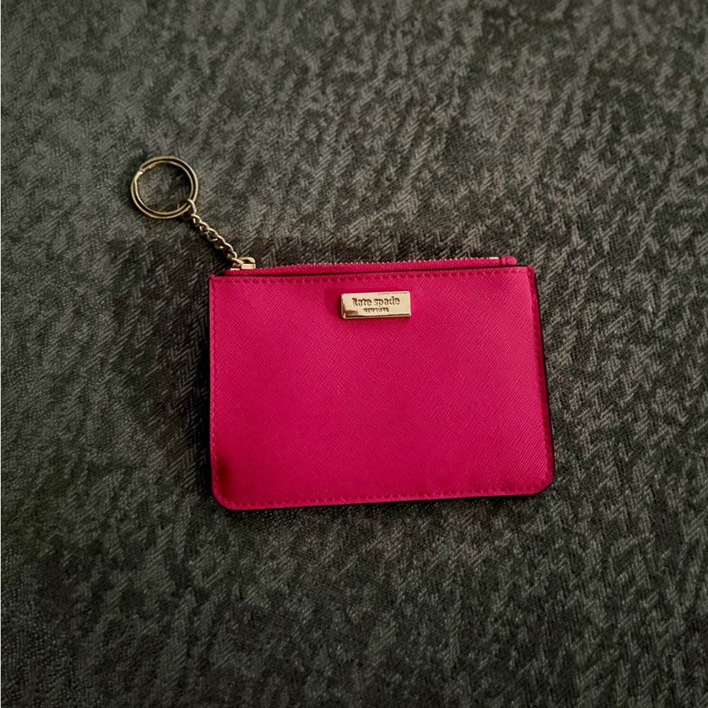 Kate Spade Fuchsia Key & Card Holder
